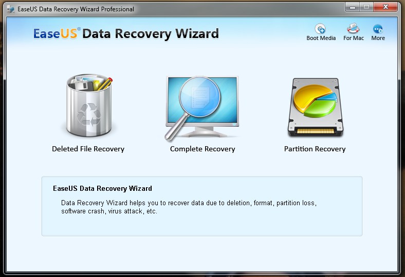 mengembalikan file terhapus dengan software easeus datarecovery