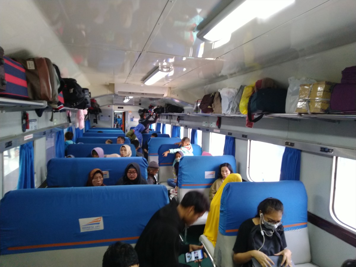 naik Bengawan, kereta api termurah jalur Jakarta - Yogya/Solo